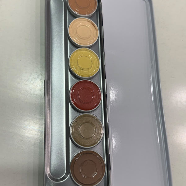 Paleta de 6 supra colores